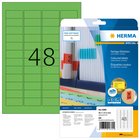 Herma 4369 tarrat, 45,7x21,2 mm, 20 arkkia, vihreä