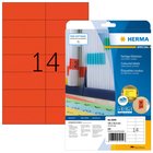 Herma 5059 Punaiset tarrat tulostukseen, A4