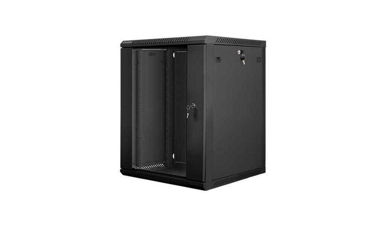 LANBERG seinäkaappi - Helppo asentaa - 15u - 600x600mm - Musta