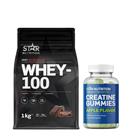 Whey-100 1 kg + Creatine Gummies