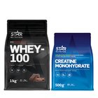 Whey-100 1 kg + Creatine Monohydrate 500g