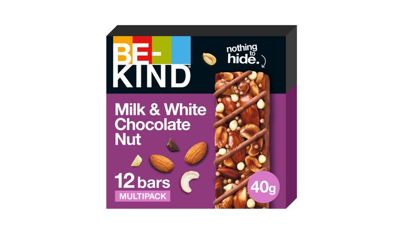 12 x BeKind Bar 40 g Milk & White Chocolate Nut