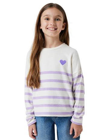 name it Nkfline Ls Knit Ps Noos Tops Knitwear Pullovers Multi/patterned Name It