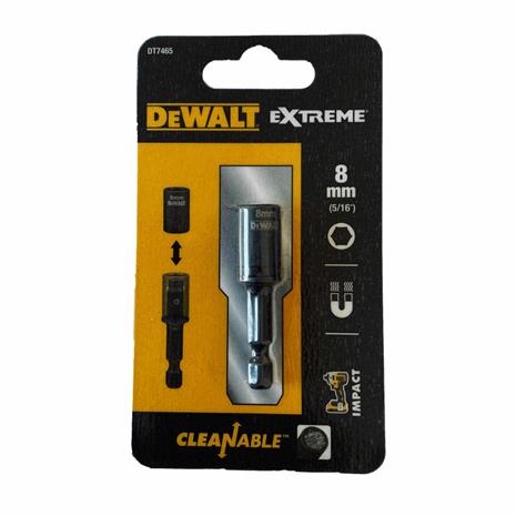 Dewalt 8 mm magneettikanta, iskuvalmius, 75 mm