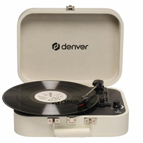 Denver Retro Portable Vinyl Record Player Suitcase USB