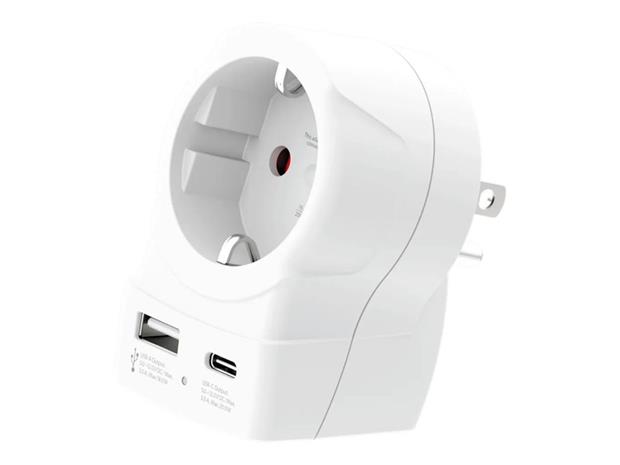 SKross Europe to US USB AC20PD