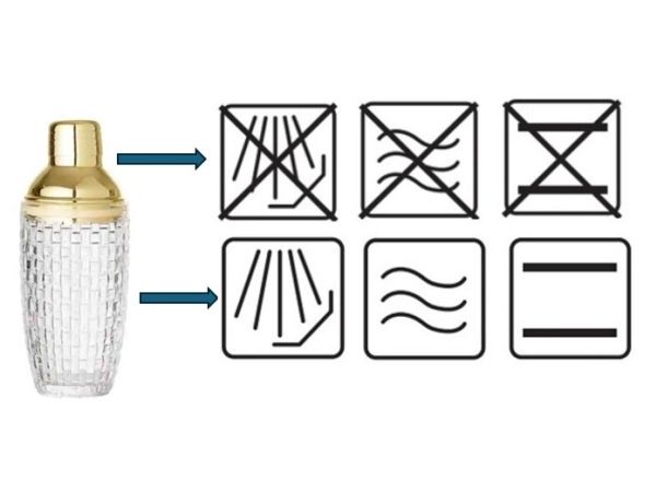 Shaker Stripes - Guld, BarAndWineTools