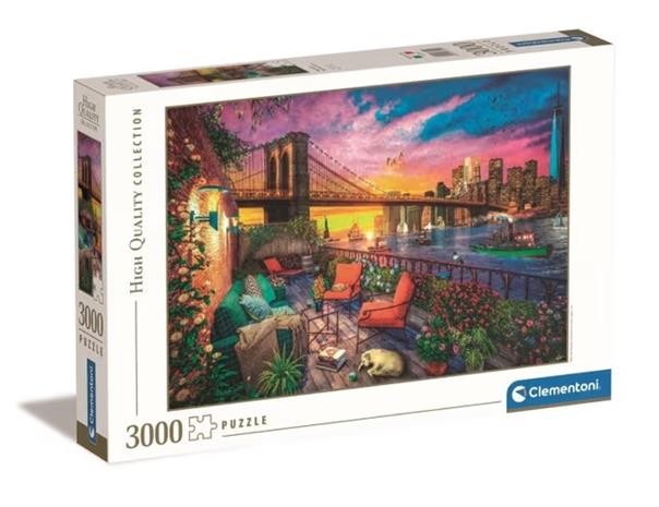3000 pcs High Quality Collection Manhattan Balcony Sunset – kuva 6/8