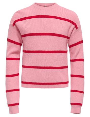 Kids Only Kogfranca Short L/S Stripe Knt Noos Tops Knitwear Pullovers Multi/patterned Kids Only