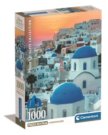 Clementoni High Quality Collection Santorini -palapeli, 1000 palaa