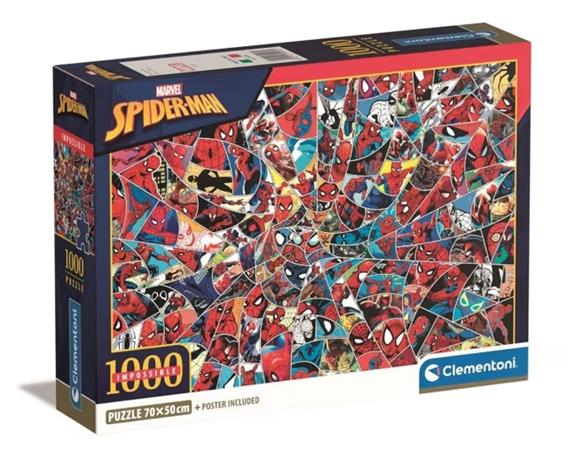 Palapelit CB Impossible Spider-Man 1000 palaa, Clementoni – kuva 4/8