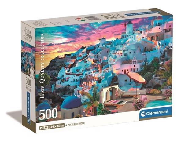 Clementoni High Quality Collection Greece View -palapeli, 500 palaa – kuva 3/4