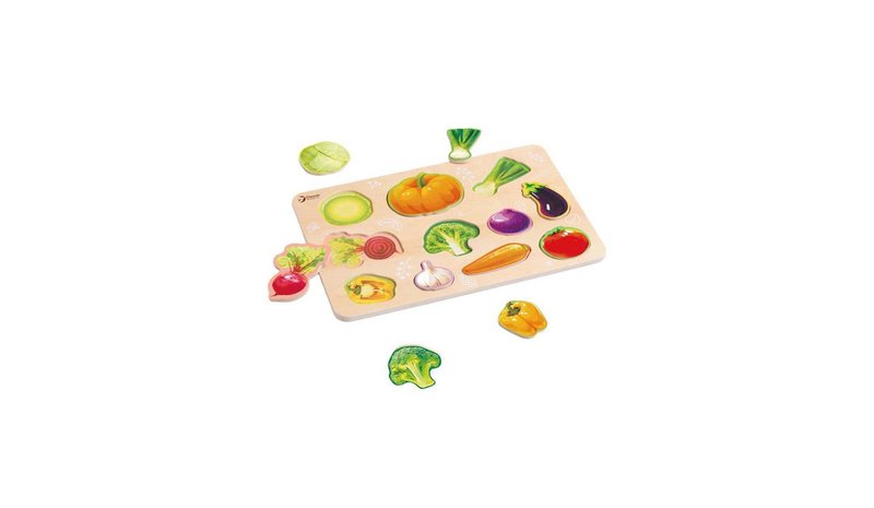Classic World Wooden Puzzle Vegetables Puu – kuva 1/1