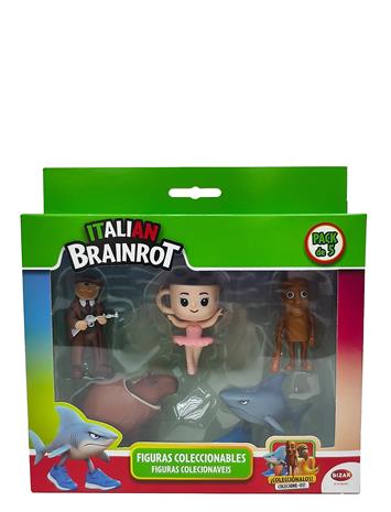 Italian Brainrot 5cm figuurisetti