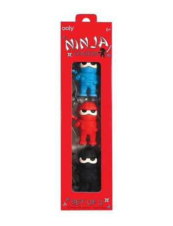 Pyyhkimet ninja - 3 värin sarja
