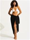Seafolly Beach Essential Textured Cotton Beach Wrap - White - ONE SIZE