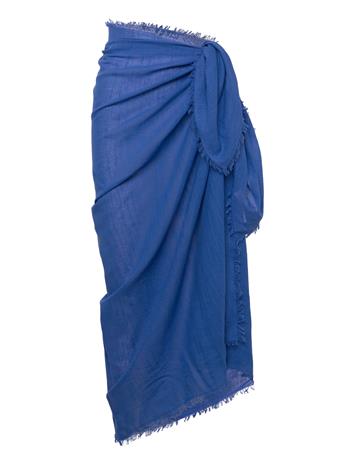 Seafolly Beach Essential Textured Cotton Beach Wrap - White - ONE SIZE
