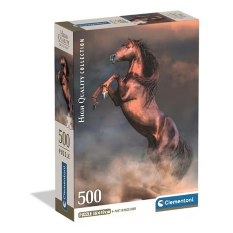 Clementoni Wild Red Stallion 500p palapeli (Compact Box)