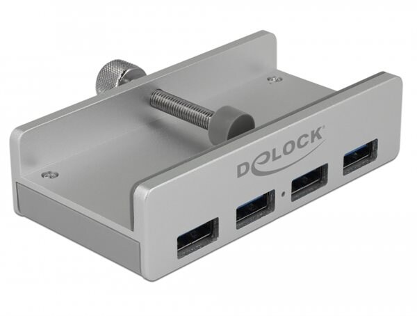 External USB 3.0 4 Port Hub with Locking Screw