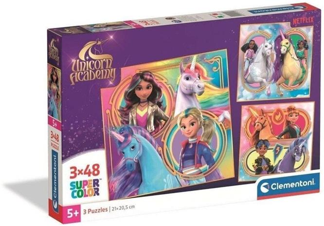 Clementoni Unicorn Academy Palapeli 3x48