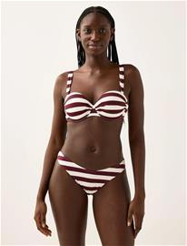 Lindex Brazilian Bikini Bottom - Burgundy - L
