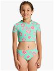 Roxy Tropicool Crop Lycra Set - Green - 176