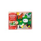 Melissa & Doug Wooden Chunky Puzzle Farm Puu