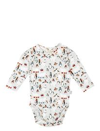Ma-ia Family Vintervänner Body - Grey - 86