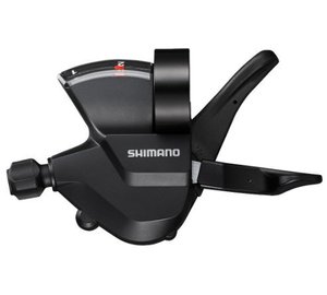 MTB-kahva - SHIMANO - MT315 - Vasen - 2 vaihdetta - Musta