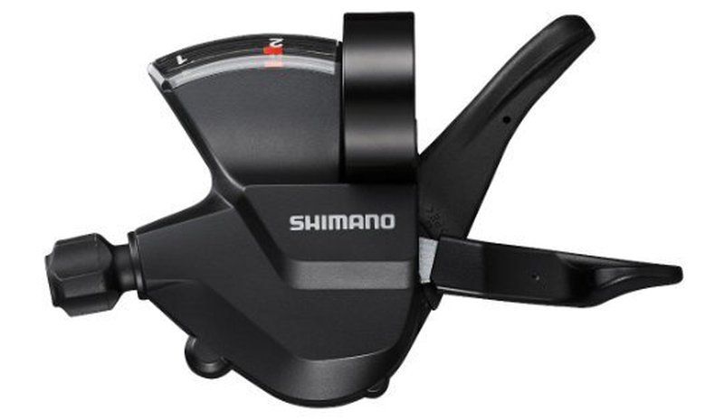 MTB-kahva - SHIMANO - MT315 - Vasen - 2 vaihdetta - Musta