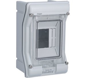 Vector Ve103sn modulaarinen laatikko 1x3, pinta, Ip65