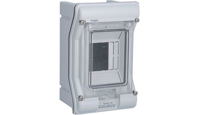 Vector Ve103sn modulaarinen laatikko 1x3, pinta, Ip65