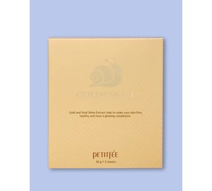 Petitfee & Koelf Gold&Snail Hydrogel Mask Pack - 30 g * 5 sheets