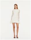 ROTATE Flower Mesh Mini Dress - Cream - 34
