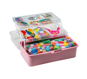 Hobby box pink with approx. 1500 parts (736573)
