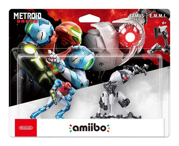 Amiibo Figurine - Samus and E.M.M.I. - Amiibo