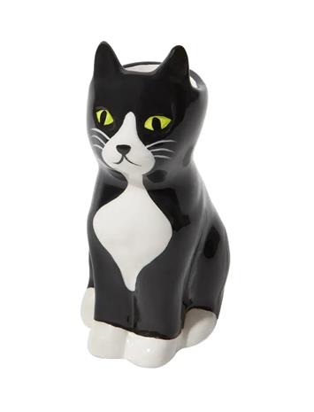 DOIY Vase - Cat - Black - H11CM