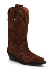 Tommy Hilfiger Archive Cowboy Boot Suede - Brown - 41