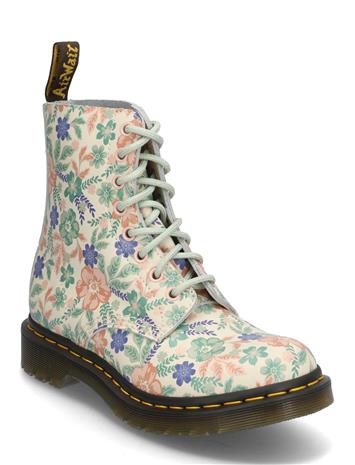 Dr. Martens 1460 Pascal Cloud Cream+Multi Genix Nappa - Green - 36