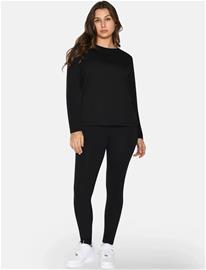 URBAN QUEST 2-Pack Women Bamboo Long Leggings - Black - XL