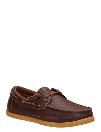 Hey Dude Harbor Lo Craft Leather - Brown - 45