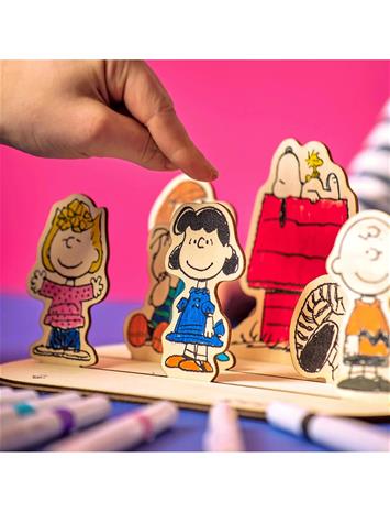 Ooly Painting Kit 3D Comic Scene - Peanuts - Multi/patterned - ONE SIZE