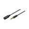 Pro MiniJack 3.5mm Ext. 4P - Musta - 1m – kuva 1