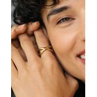 Edblad Alexa Ring L Gold - Gold - XL
