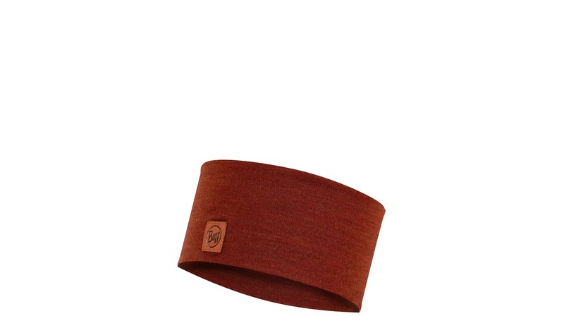 BUFF Merino Wide Headband - Brown - ONE SIZE