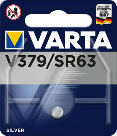 Varta â€“ V379/SR63 Silver Coin 1 Pack (379101401)