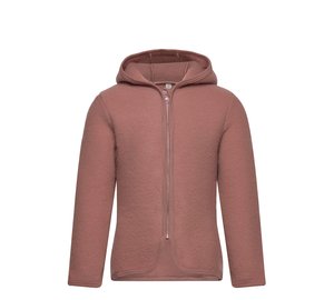 Huttelihut Jacket Wool Fleece - Brown - 110