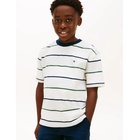 Tommy Hilfiger Rugby Stripe T-Shirt Ss - Green - 176