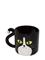 DOIY Krus - Cat - Black - H9.5CM – kuva 1