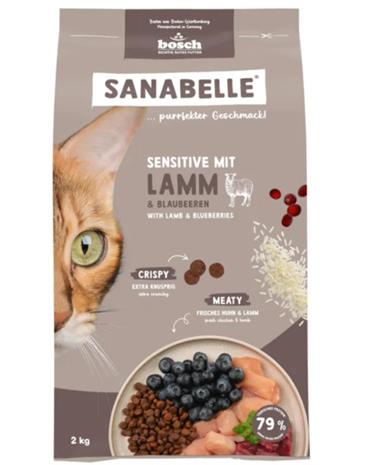 Sanabelle Sensitive lammas & mustikka - 8 kg